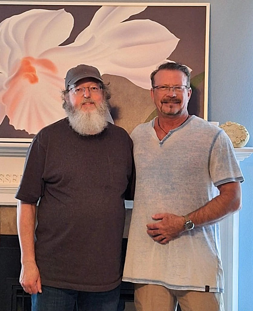Kevin and me.